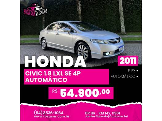 HONDA - CIVIC - 2011/2011 - Prata - R$ 54.900,00