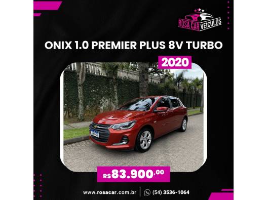 CHEVROLET - ONIX - 2020/2020 - Laranja - R$ 83.900,00