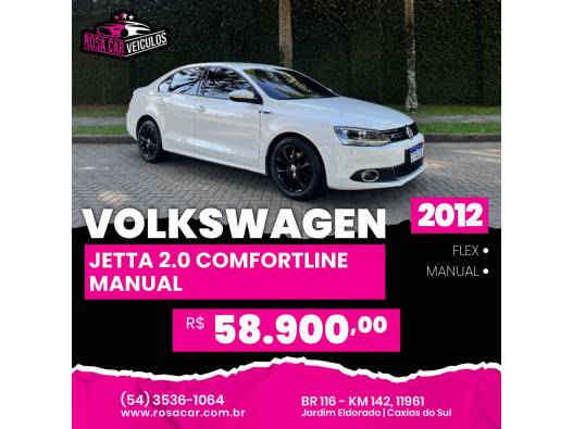 VOLKSWAGEN - JETTA - 2011/2012 - Branca - R$ 58.900,00