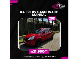 FORD - KA - 2010/2011 - Vermelha - R$ 21.900,00