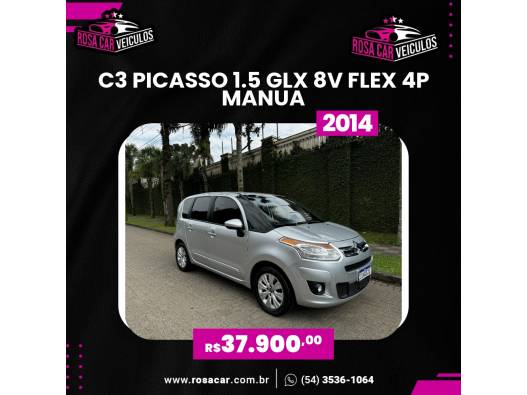 CITROËN - C3 PICASSO - 2014/2014 - Prata - R$ 37.900,00