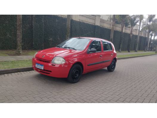 RENAULT - CLIO - 2002/2002 - Vermelha - R$ 14.900,00