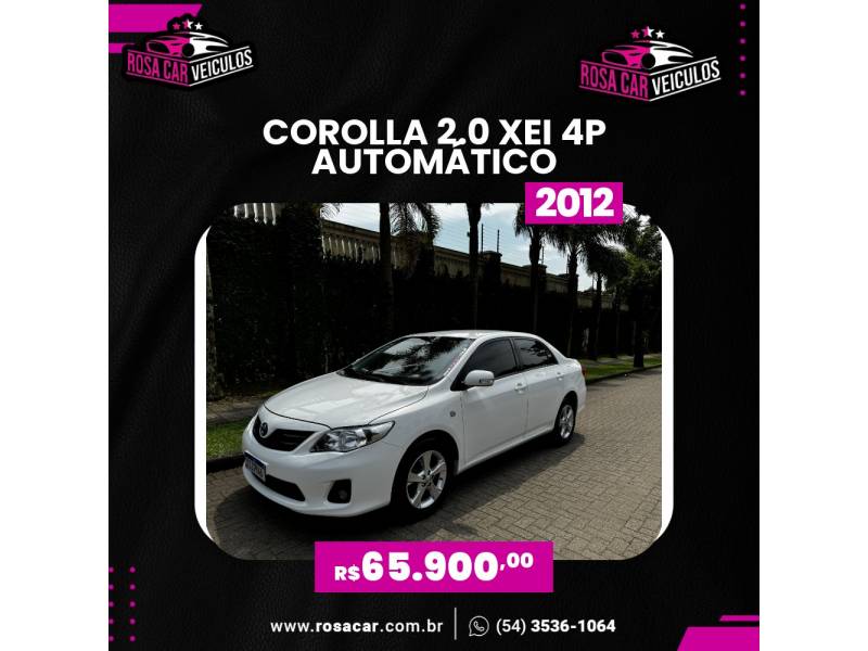 TOYOTA - COROLLA - 2012/2012 - Branca - R$ 65.900,00